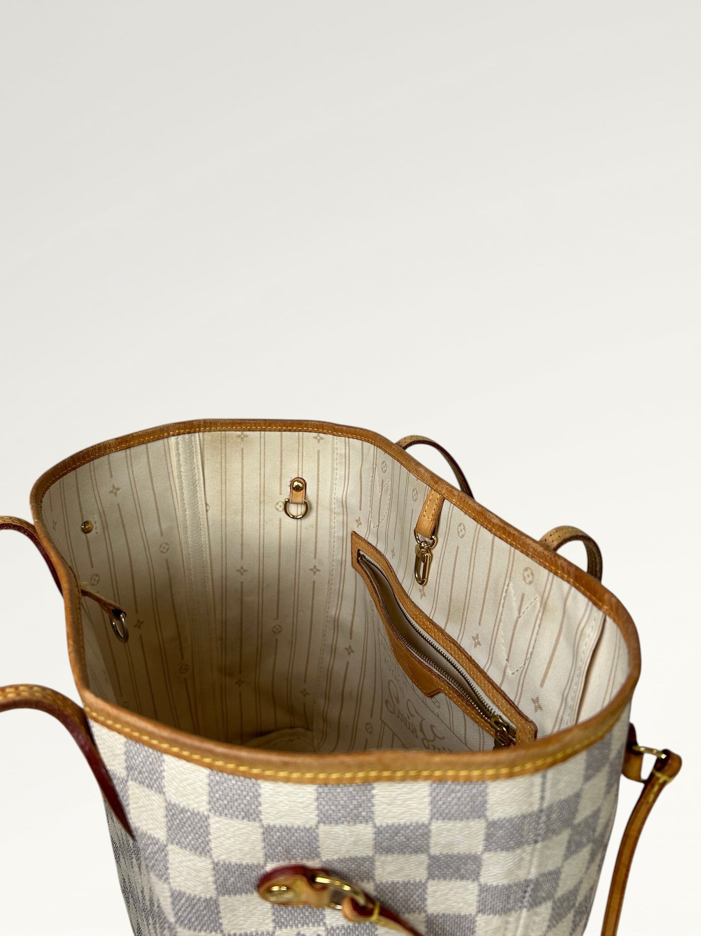 0168 - Louis Vuitton Neverfull MM Damier Azur